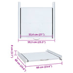 ZNTS Washing Machine Stacking Kit with Pull-Out Shelf 50450