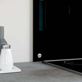 Kitchen Backsplashes 2 pcs Black 80x60 cm Tempered Glass 3315800