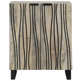 Sideboard White 60 x 33.5 x 75 cm Solid Mango Wood 4017974