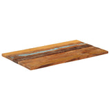 Rectangular Table Top 60x100 cm 25-27 mm Solid Reclaimed Wood 286056