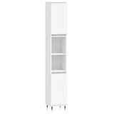 ZNTS 3 Piece Bathroom Cabinet Set White Engineered Wood 3187781