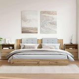 Bedside Cabinets 2 pcs Artisan Oak 50x32x60cm Engineered Wood 856567
