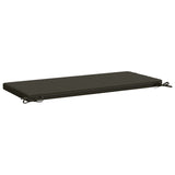 2-Piece Bench Cushions SOEST 2 pcs 100% Polyester Anthracite 949331
