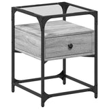 Bedside Cabinets 2 pcs Gery Sonoma 40x40x55 cm Engineered Wood 846081