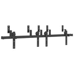 Sliding Door Hardware Kit 152,5 cm Steel Black 3295723