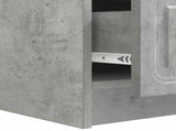 TV Cabinet Concrete Grey 147 x 34.5 x 27 cm Engineered Wood 895858