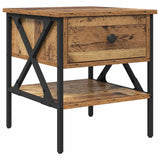 Bedside Cabinet with Drawer 2 pcs Old wood 40 x 42 x 45 cm 871223