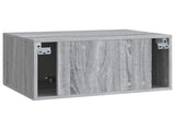 Wall-Mounted TV Cabinet Grey Sonoma 59.5 x 41 x 30 cm 899361