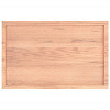 Table Top Light Brown 100x60xcm Treated Solid Wood Live Edge 363955