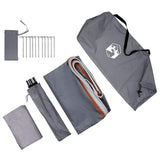 Tailgate Tent -Person 194 x 180 x 210 cm Grey and Orange 42001076