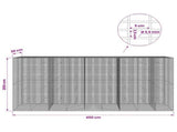 Gabion with 3.5 mm Wire and 5x2.5 cm Mesh 450x30x200 cm 3461811