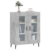 Sideboard Concrete Grey 69.5x34x90 cm Engineered Wood 827808