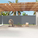Retractable Side Awning Anthracite 220x1200 cm 318086