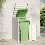 Wheelie Bin Storage for Single Bin Grey 72x81x115 cm Steel 4006172