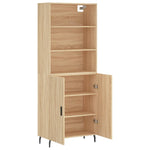 Highboard Sonoma Oak 69.5x34x180 cm Engineered Wood 3189272
