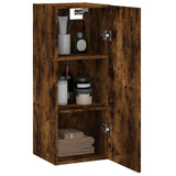 Wall Mounted Cabinet Smoked Oak 34.5x34x90 cm 828873