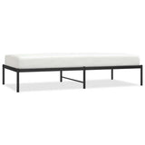 Metal Bed Frame without Mattress Black 90x190cm 350838