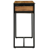 Console Table Brown 90 x 35 x 75 cm Solid Acacia Wood 374106