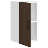 Kitchen Wall Cabinet Kalmar Brown Oak Engineered Wood 853544