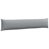 Sofa Pillows 2 pcs Light Grey 200 x 40 cm Fabric 42013868