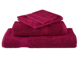 Premium Sauna Towels "SOLUND" 4 pcs Bordeaux 80x200 cm 600 gsm 137219