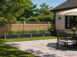 Raised Garden Bed Anthracite 320 x 40 x 24 cm cold-rolled steel 8006345