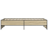 Bed Frame Sonoma Oak 80 x 200 cm Engineered Wood 8009095