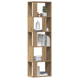 Book Cabinet Artisan Oak 45x24x159 cm Engineered Wood 855785