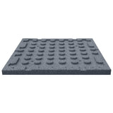 Fall Protection Tiles 6 pcs Rubber 50x50x3 cm Grey 93439