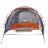 Camping Tent Tunnel 4-Person Grey Waterproof 94745