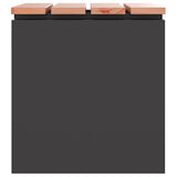 Garden Bench Black 40 x 40 x 43 cm Steel 874912
