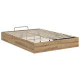 Ottoman Bed Frame Artisan Oak 120 x 200 cm Engineered Wood 3409244