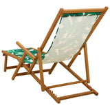 Folding Sun Lounger 3 Position Solid Eucalyptus Wood 42024923