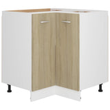 Corner Bottom Cabinet Lyon Sonoma Oak 75.5x75.5x81.5 cm Engineered Wood 802492