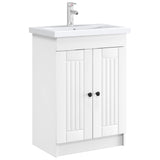 Bathroom under Sink Cabinet White 78.5 x 37.5 x 81 cm 890044