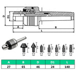 10 Pieces Live Center Set MT2 146689