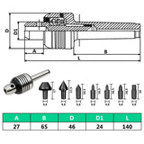 10 Pieces Live Center Set MT2 146689