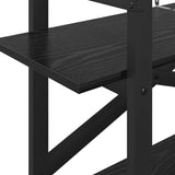 Bookshelf Black Oak 100 x 33.5 x 64 cm Engineered Wood 883952