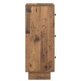 Drawer Cabinet Old Wood 33 x 34.5 x 90 cm Engineered Wood 893933