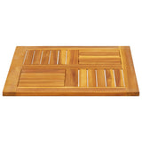 Table Top 60x60x2 cm Square Solid Wood Acacia 4004254