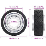 Wheel for Jockey Wheel 19.5x10 cm Aluminium and Rubber 4007308