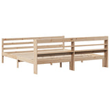 Bed Frame with Headboard without Mattress 200x200 cm 3306653