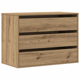 Corner Chest of Drawers Artisian Oak 80x41x58 cm Engineered Wood 852860