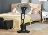 Pedestal Fan with Water Mist Spray, Standing Fan, Humidifying Misting Fan with 3 Speeds, 2.8L Water T3398P343236
