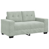 Sofa Set 3 pcs Grey Velvet 3324639