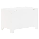 Storage Box with Lid RANA White 80x49x54 cm Solid Wood Pine 4002338