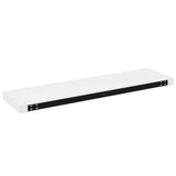 Floating Wall Shelves 2 pcs High Gloss White 90x23.5x3.8 cm MDF 323755