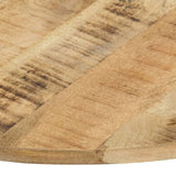 Table Top Solid Mango Wood Round 15-16 mm 80 cm 286003