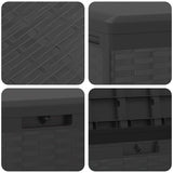 Garden Storage Box Anthracite 114x47x60 cm 49446