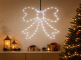 LED Rope Light Bow LOVIISA 70 LEDs Cold White 50 x 51 cm 42053476